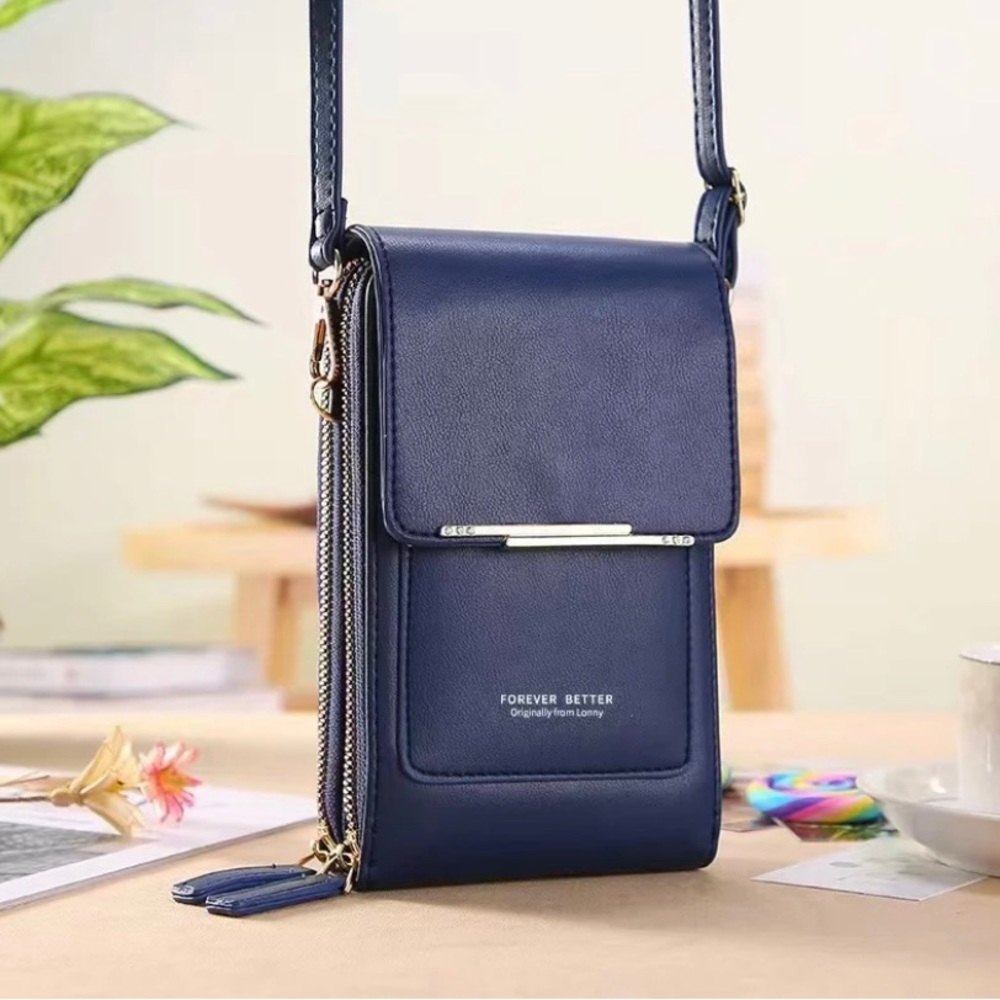 Women Crossbody Phone Wallet Bag Multi-Pocket Purse for Phones up to 6.5"